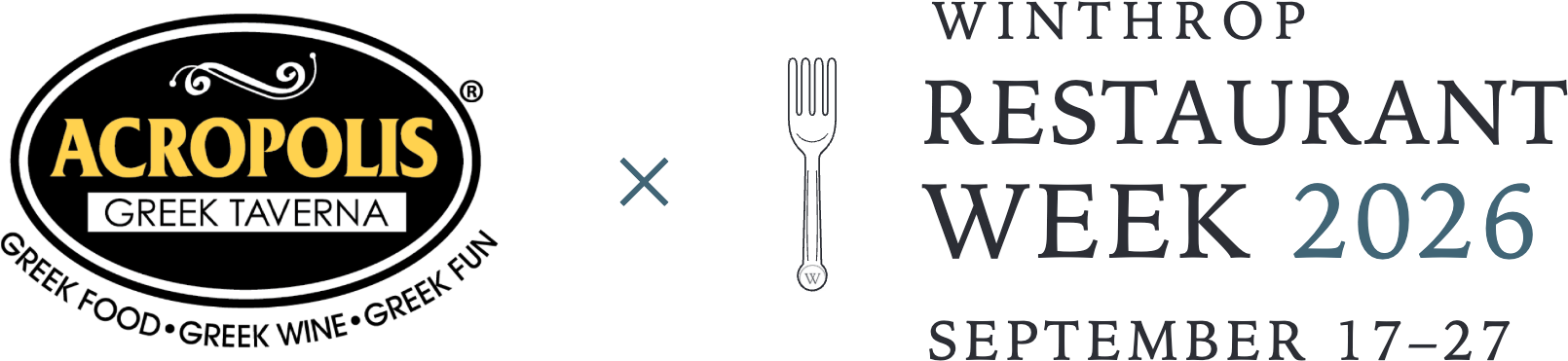 Acropolis Greek Taverna × Winthrop Restaurant Week