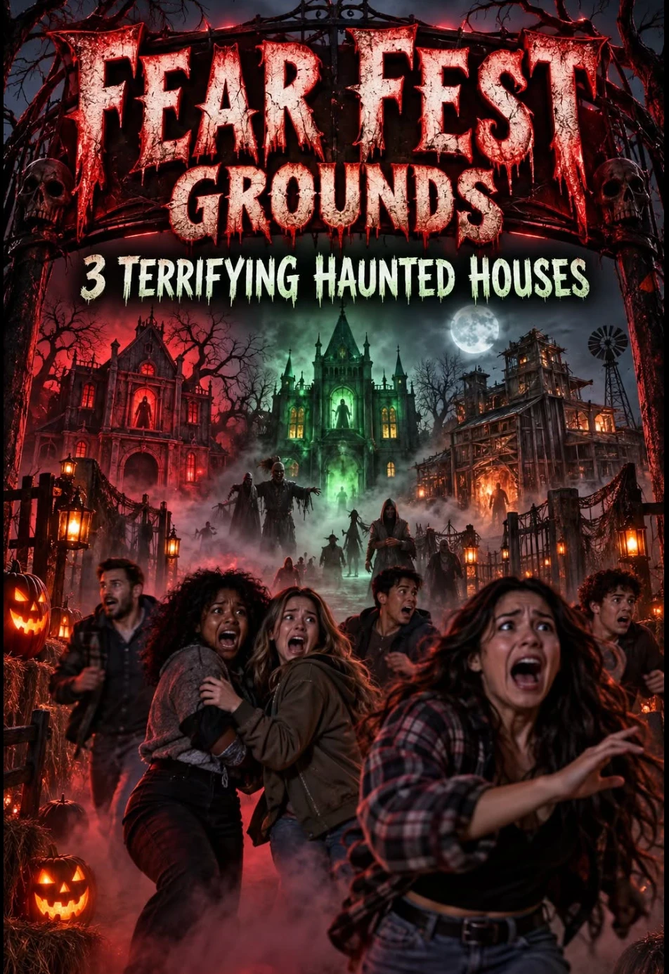 Fear Fest Grounds — 3 Terrifying Haunted Houses